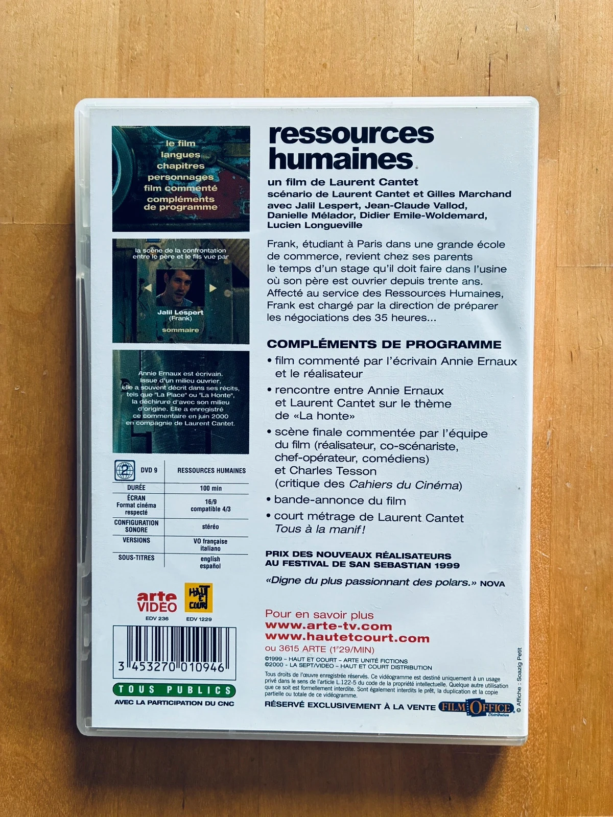 DVD Recursos Humanos Jalil Lespert. – photo 3